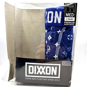 Dixxon ONE Pair Men's Premium Boxer Briefs Size M Royal Blue New